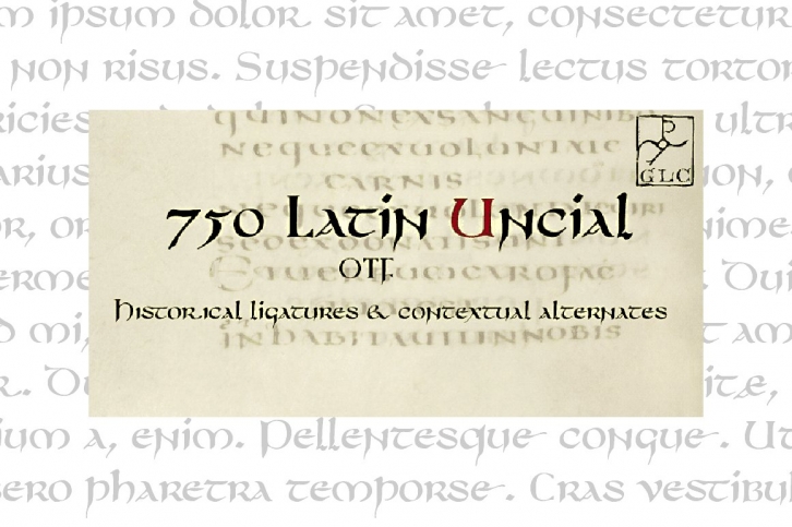 750 Latin Uncial OTF Font Download