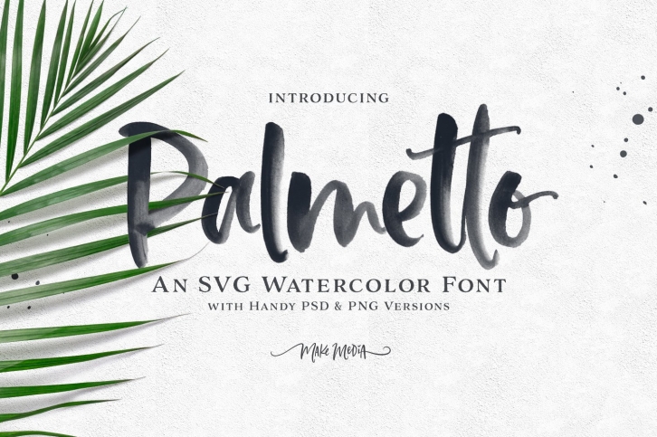 Palmetto SVG Font Download