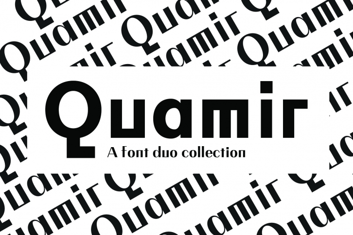 QUAMIR: A Display Duo Font Download