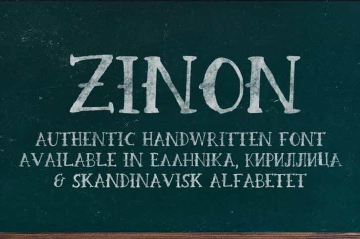 Zinon Handwritten Font Download