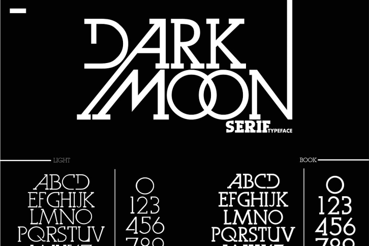 Dark Moon Serif Typeface Font Download