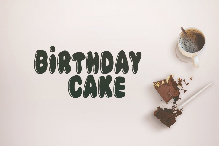 Birthday Cake Fun Font Download