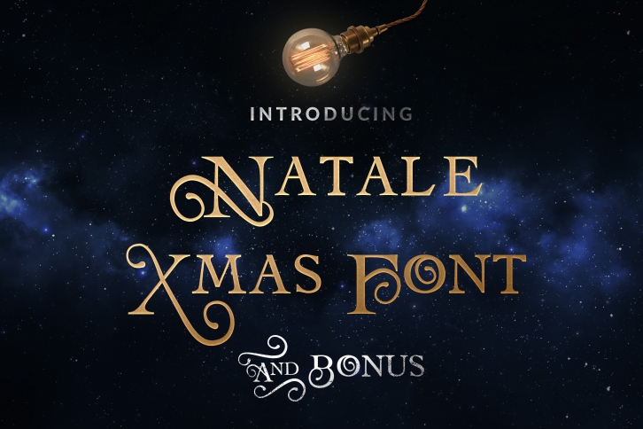 Natale Christmas  Bonus Gift Font Download