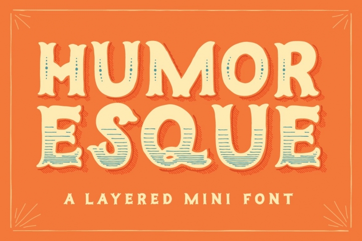 Humoresque Layered Mini Font Download