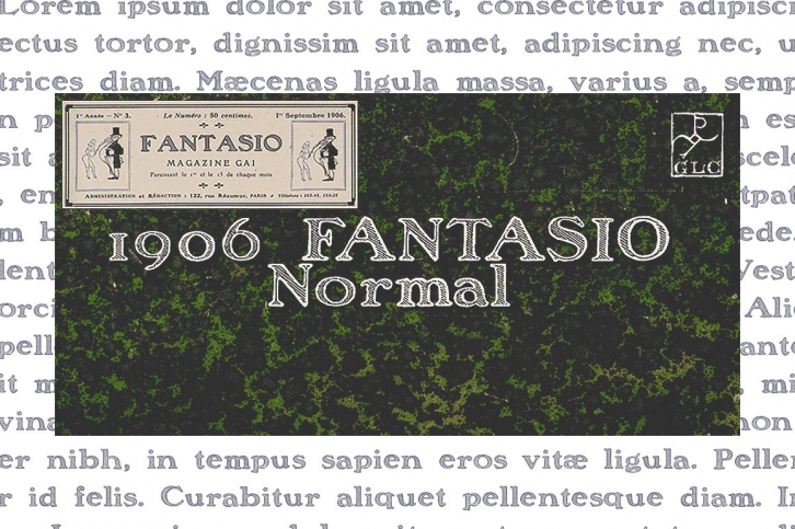 1906 Fantasio Normal OTF Font Download