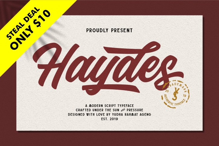 Haydes Script + Swash Font Download