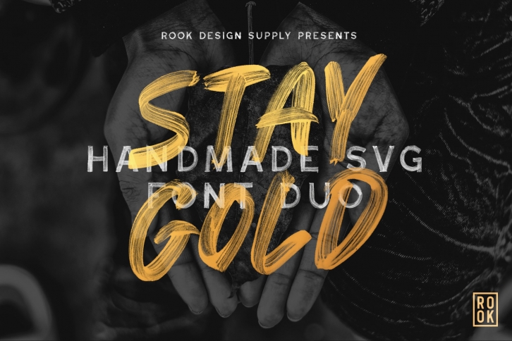 Stay Gold SVG Duo Font Download