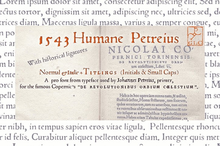 1546 Humane Petreius OTF Font Download
