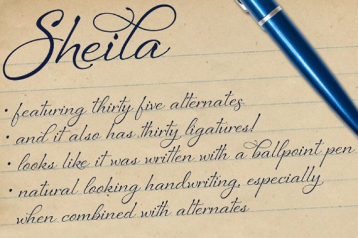 Sheila Bold Font Download