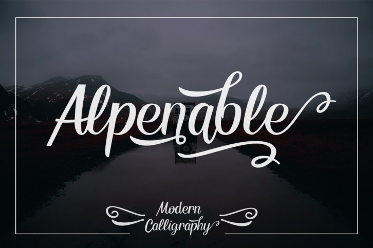 Alpenable + Swash Font Download