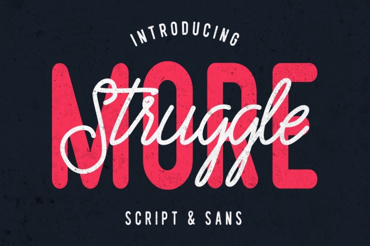 Struggle More Font Download