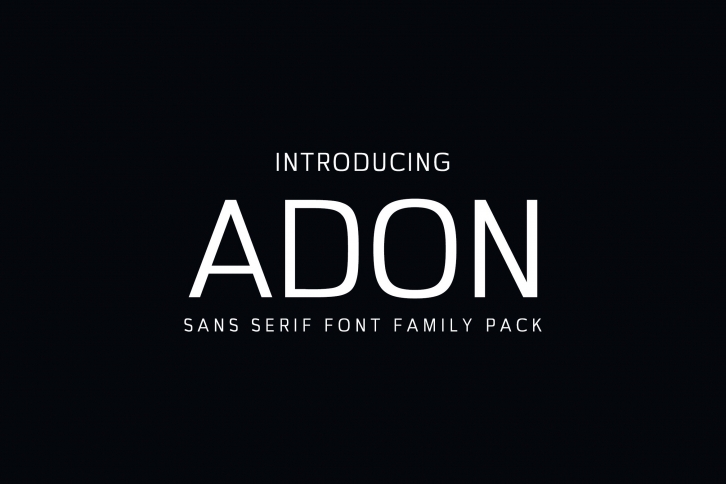 Adon Sans Serif Family Pack Font Download