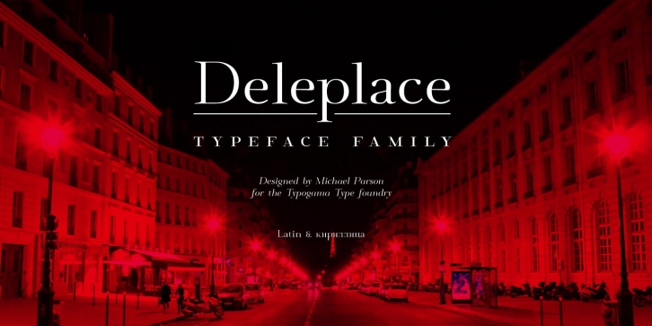 Deleplace Font Download