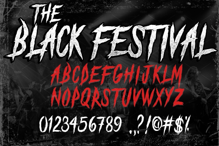 The Black Festival Font Download