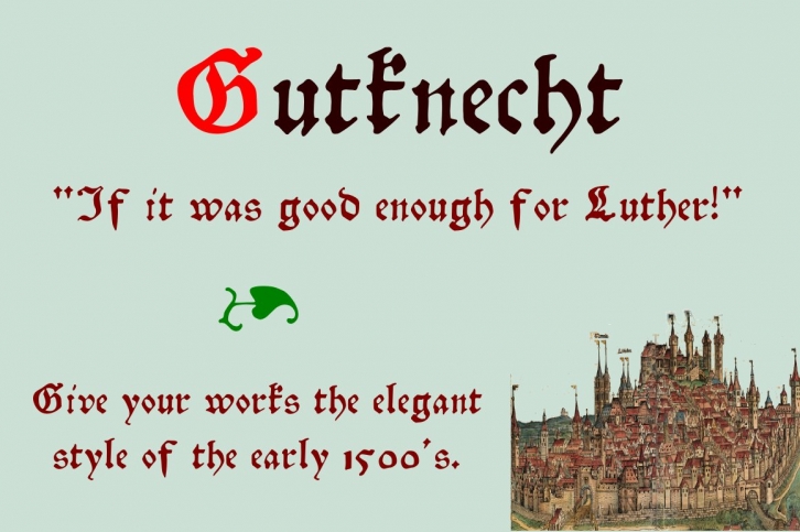 Gutknecht Font Download