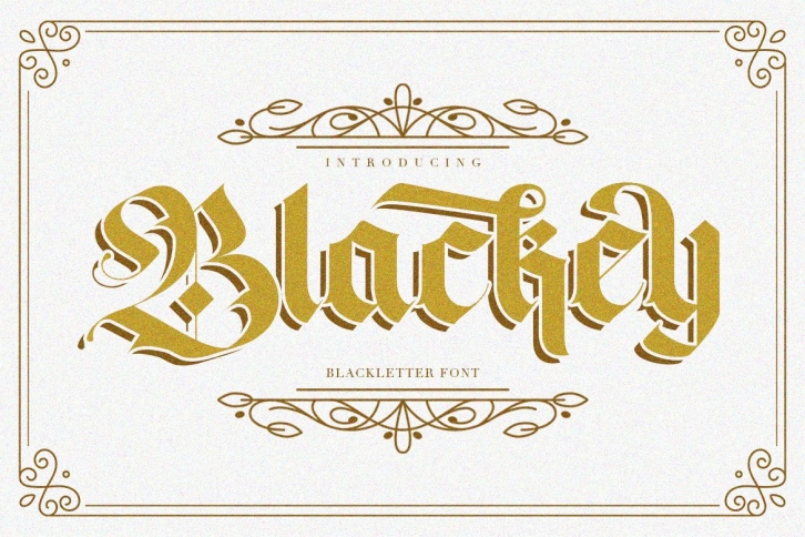 Blackey Blackletter Font Download