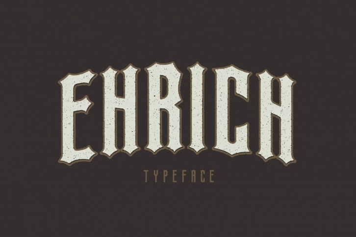 Ehrich Display Typeface Font Download