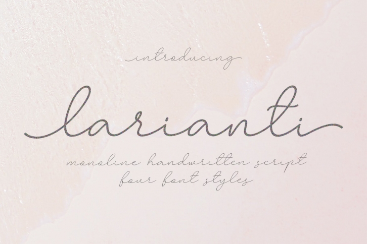 Larianti / Monoline Handwritten Font Download