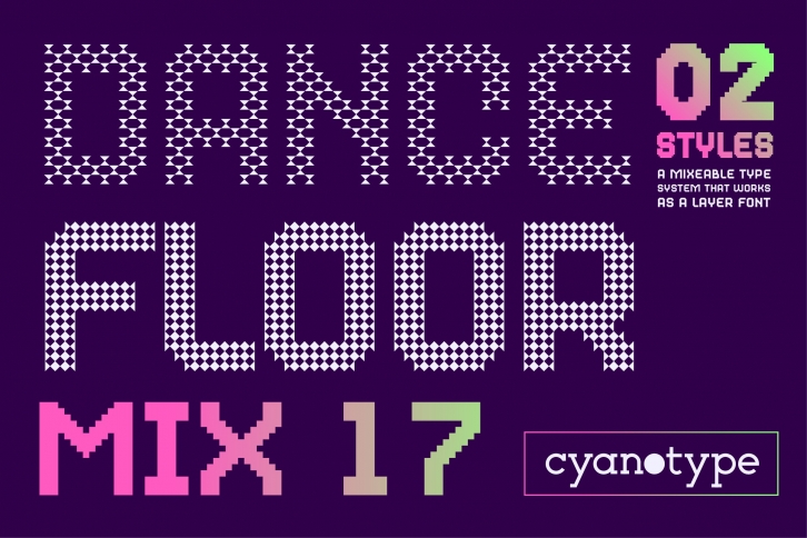 Dance Floor Mix 17 Font Download