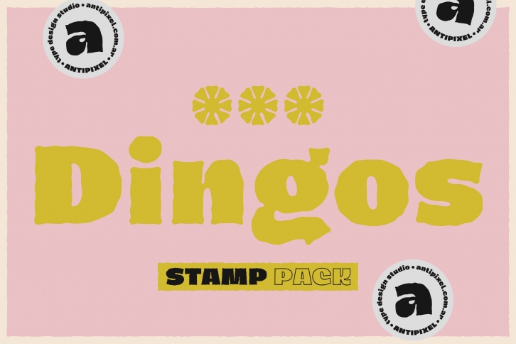 Dingos Stamp Pack Font Download