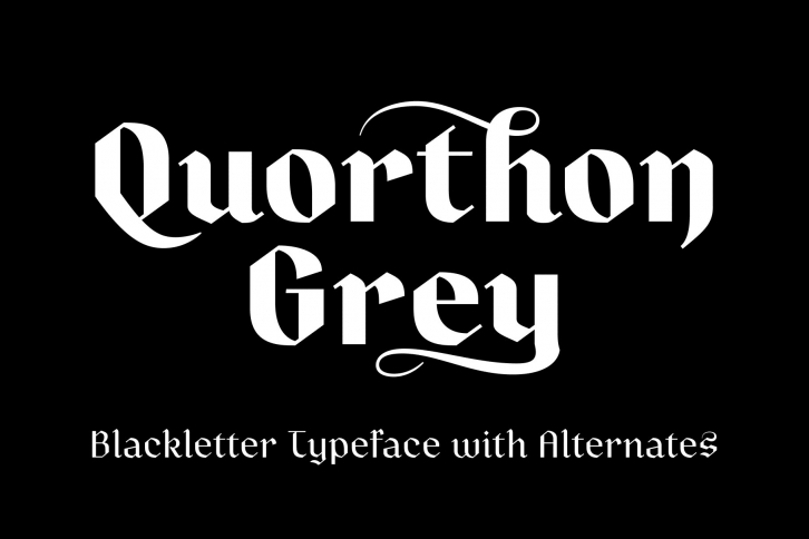 Quorthon Grey Font Download