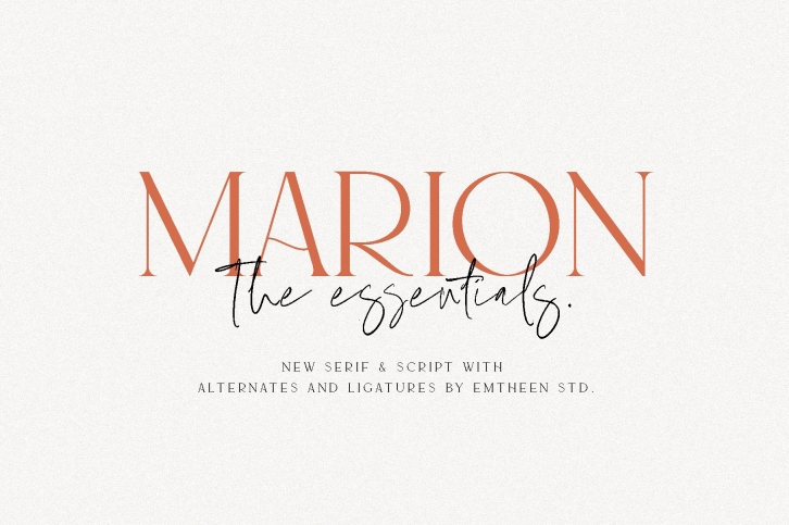 MARION  The Essentials Font Download