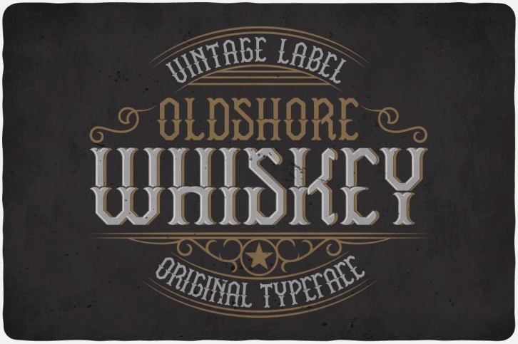 Oldshore Whiskey Typeface Font Download