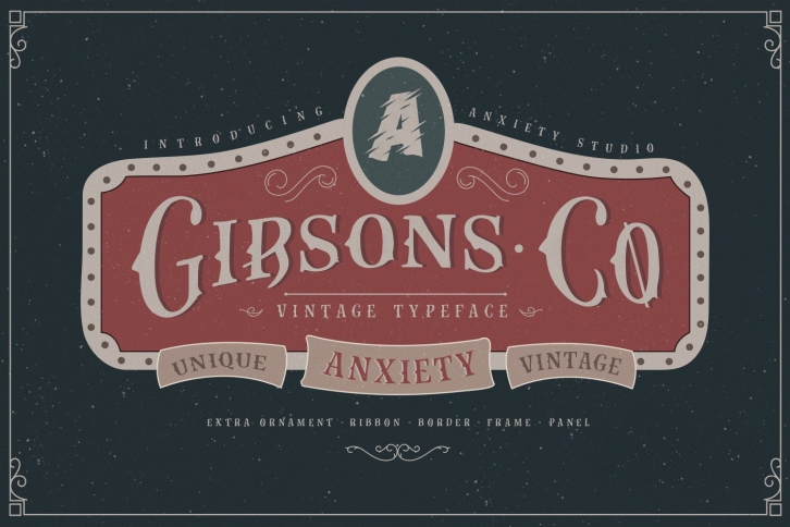 Gibsons Co (Extra Ornament) Font Download