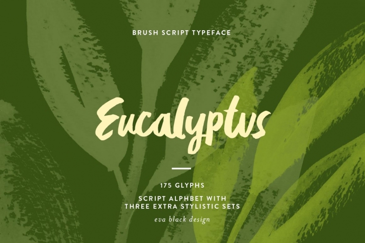 Eucalyptus Brush Script Font Download