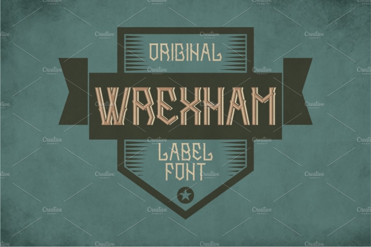 Wrexham Vintage Label Typeface Font Download