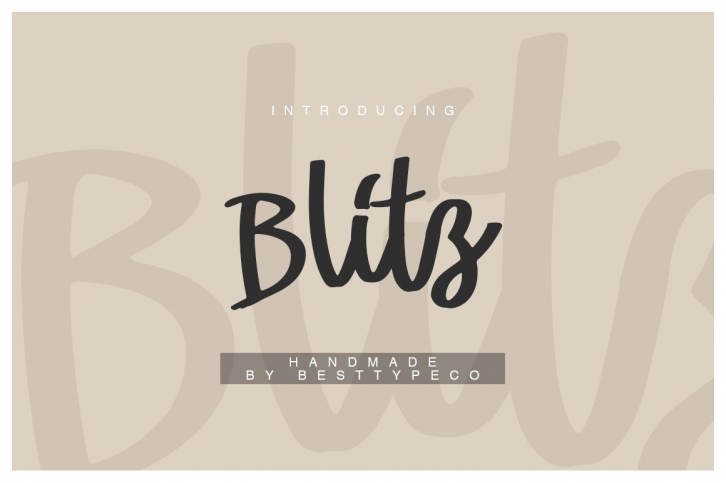 Blitz Font Download
