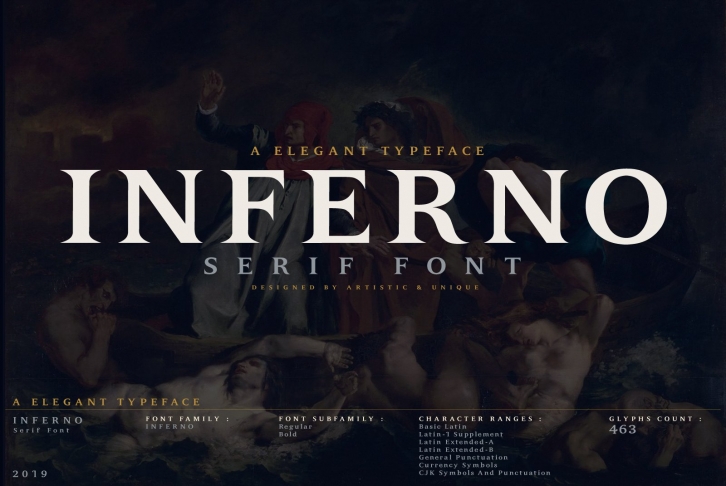 INFERNO Serif font Font Download