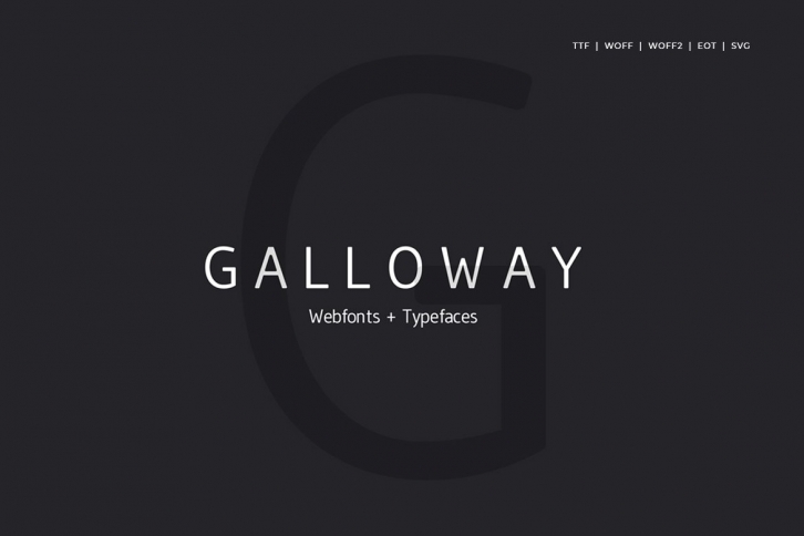 Galloway  Font Download