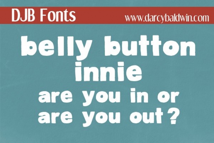 DJB Belly Button Innie Font Download