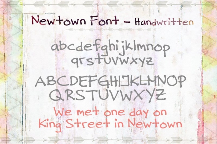 Newtown Handwritten Font Download