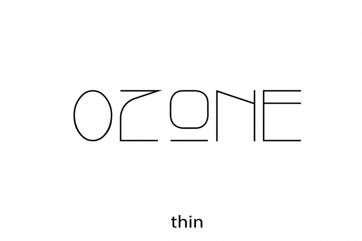 OZone thin Font Download