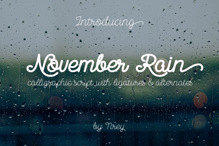 November Rain Font Download