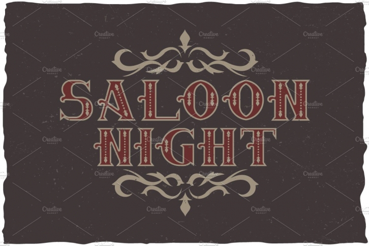 Saloon Label Typeface Font Download