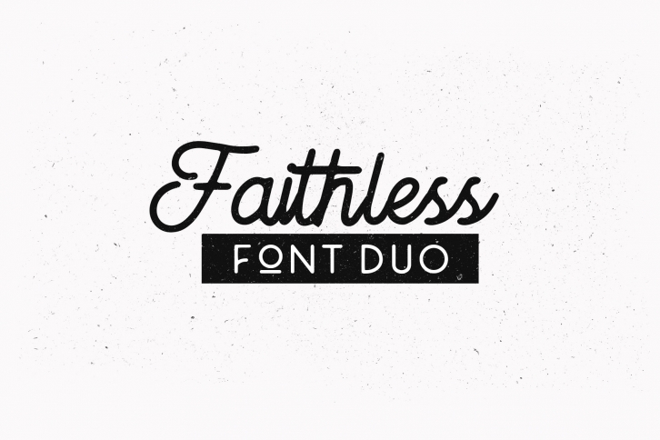 Faithless font duo Font Download