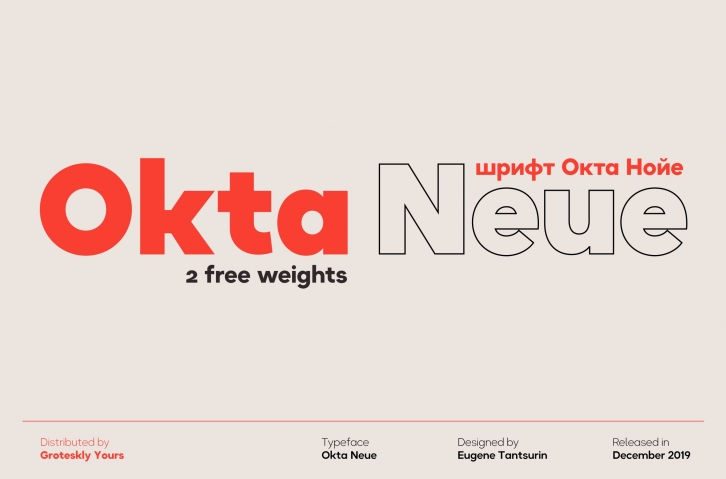 Okta Neue — Geometric Grotesk Family Font Download