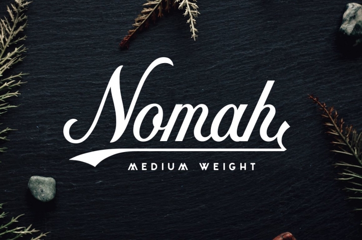 Nomah Medium + Bonus Font Download