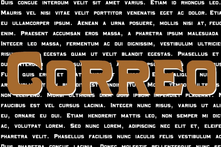 Correo Font Download