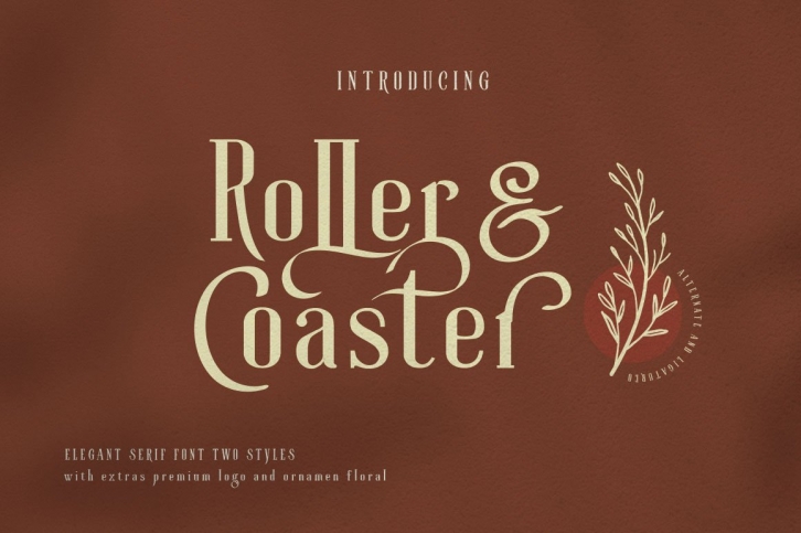 Roller Coaster Serif (Bonus) Font Download