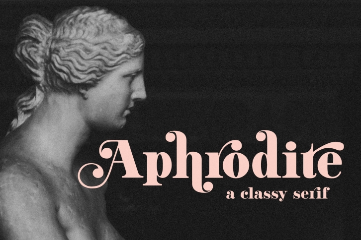 Aphrodite // A Classy  Modern Serif Font Download