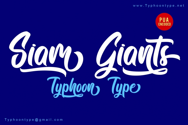 Siam Giants font Font Download