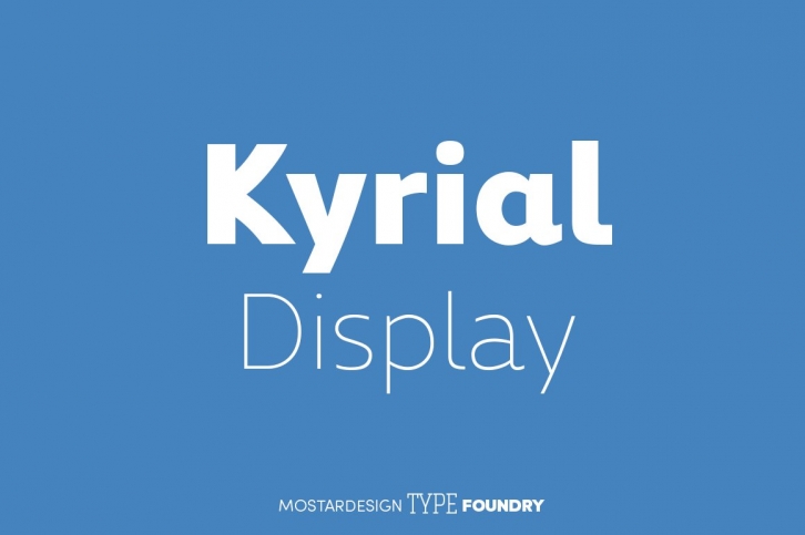 Kyrial Display Complete (12 fonts) Font Download