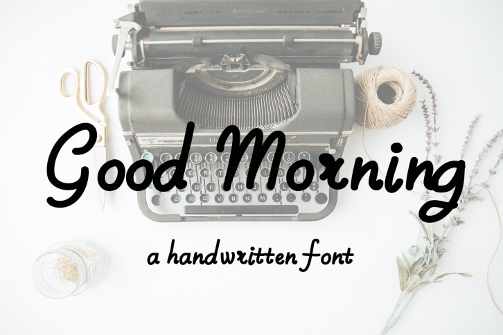 Good Morning Handwritten Font Download