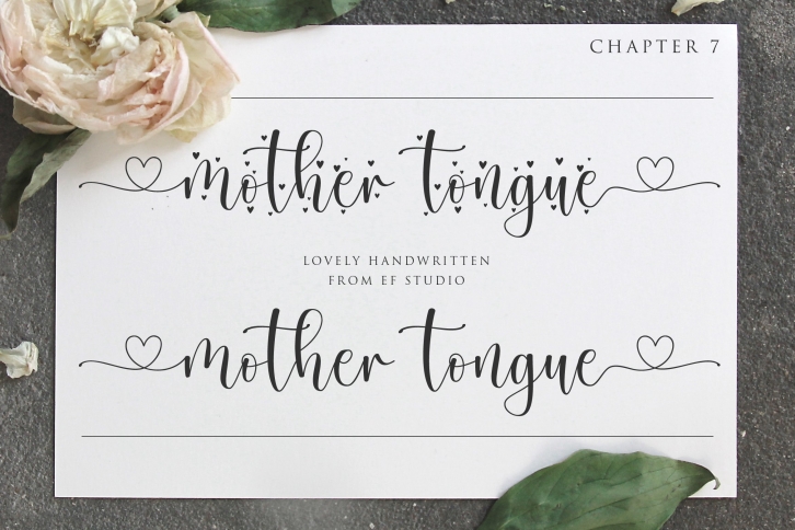 Mother Tongue Font Download