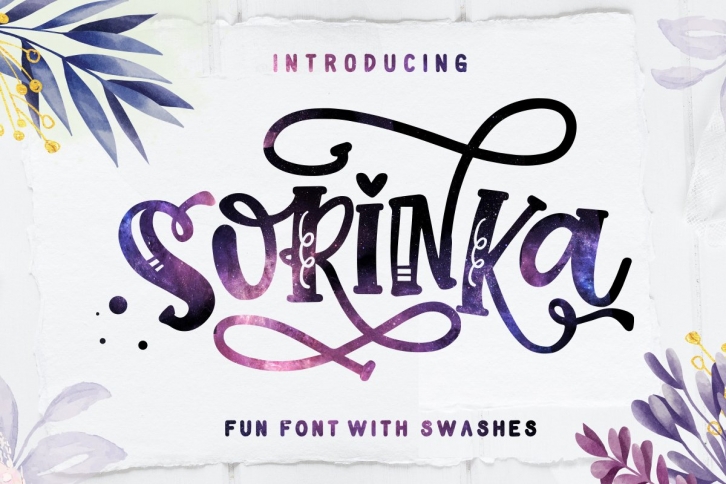 Sorinka Fun and extras Font Download