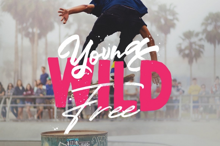 Mind Blowing 3 Brush Set 40%OFF Font Download